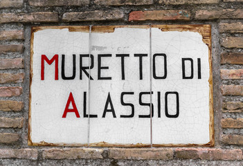 The Muretto of Alassio