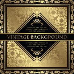 Obraz premium Vintage invitation. Modern design. Luxury background