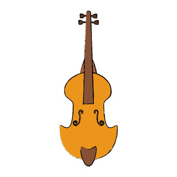 Violin music instrument icon vector illustration graphic design