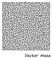 Maze vector illustration