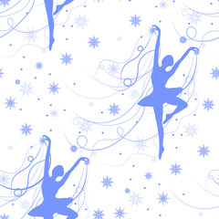 Seamless winter pattern