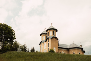 orthodox church on a hill