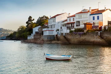 Foto op Canvas Redes: fishing village of Spain attached to the sea © Gelpi