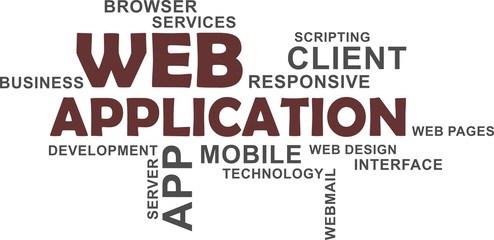 word cloud - web application