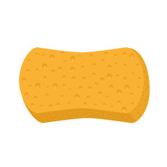 Sponge for washing vector icon on white background