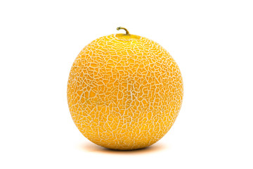 Melon on white background