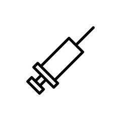 Syringe flat icon
