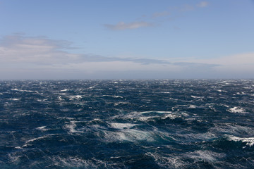 Stormy sea