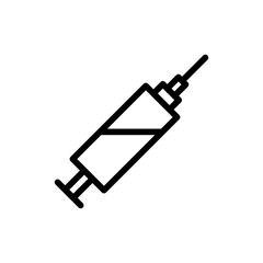 Syringe flat icon