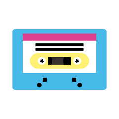 Music old cassette icon vector illustration graphic design