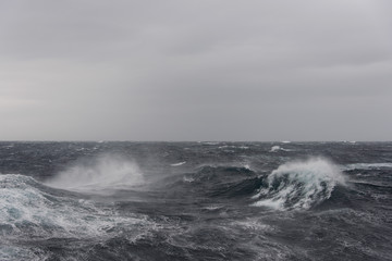 Stormy sea