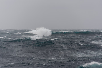 Stormy sea