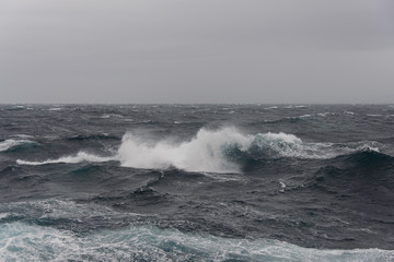 Stormy sea