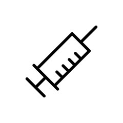 Syringe flat icon