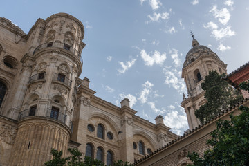 Fototapeta na wymiar Cathedral Of Malaga Andalucia, Spain