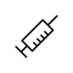 Syringe flat icon