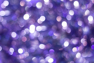 Blue shiny glitter holiday beautiful abstract blur bokeh background