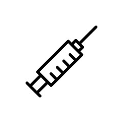 Syringe flat icon