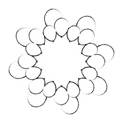 lovely balloons circle trendy ideal for celebration festive vector illustration