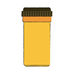Medicine bottle isolated icon vector illustration graphic design