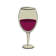 Cup of wine icon vector illustration graphic design