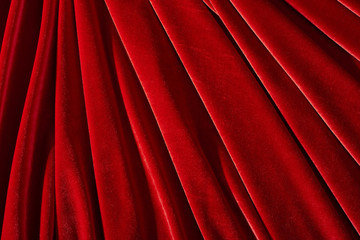 red velvet textile for background or texture