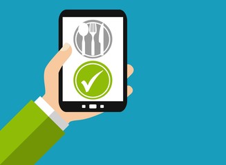 Restaurant und Essen suchen mit dem Smartphone