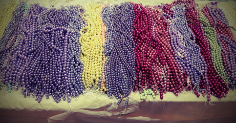 lots of necklaces for sale in the wholesale store