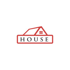 simple corporate house logo