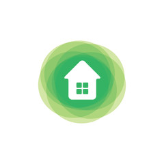 Fototapeta na wymiar nature green house logo