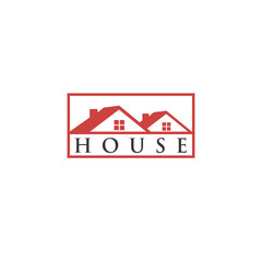simple corporate house logo