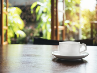 Coffee cup on table home leisure lifestyle
