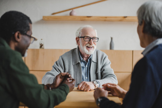 Senior Friends Sharing Stories