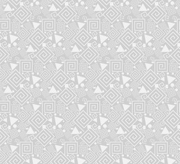 Abstract background with triangles, geometric seamless pattern design for any purposes. Abstract Grey color modern background design. Futuristic shape. Vector illustration
