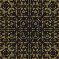 Dark Abstract background, modern seamless texture pattern design for any purposes. Abstract dark color modern background design. Vector art