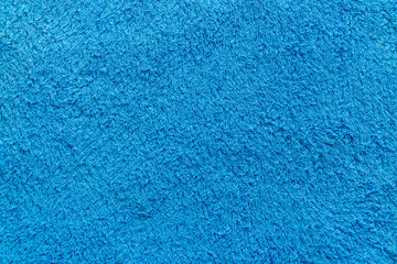 Fototapeta na wymiar Texture of blue towel