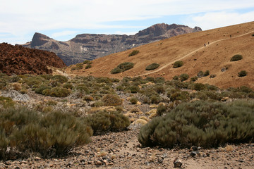 Landschaft in der Caldera de las Canadas, Teneriffa