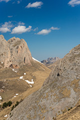 The mountain range of the Big Thach natural park. Adygea