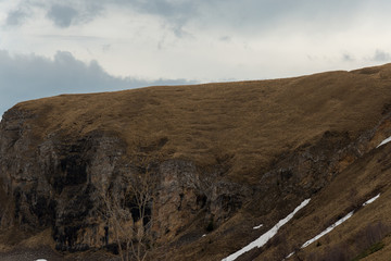 The mountain range of the Big Thach natural park. Adygea