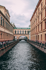 Fototapeta na wymiar The rivers of St. Petersburg