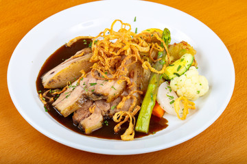 Czech cuisine - roasted pork