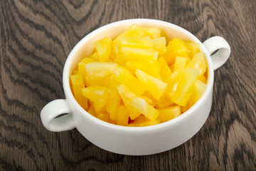 Canned pineapple