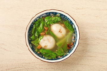 Traditional Chinese cuisine-Salty rice ball  