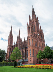 Fototapeta na wymiar Marktkirche Wiesbaden