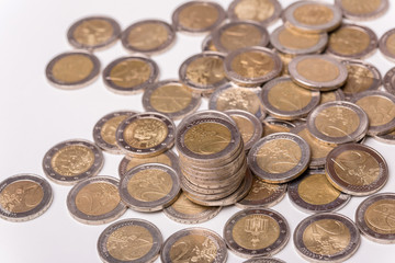 euro coins