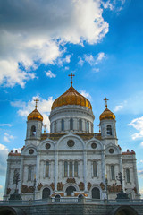 Fototapeta na wymiar The Cathedral of Christ the Savior. Russia. Moscow.
