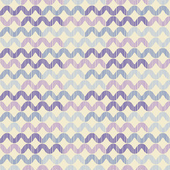 Seamless geometric background with wave pattern. Scribble texture. Textile rapport.