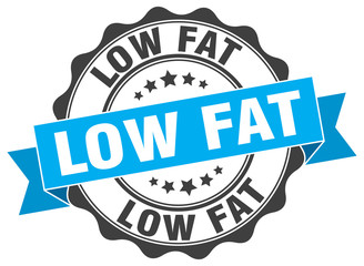 low fat stamp. sign. seal