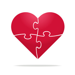 Puzzle heart