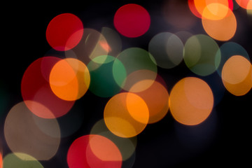 colorful bokeh background